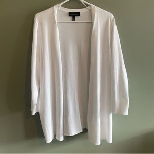 Lane Bryant White Cardigan